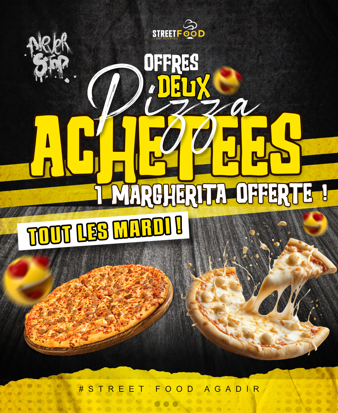 _$2 pizza achétée 1 pizza offerte